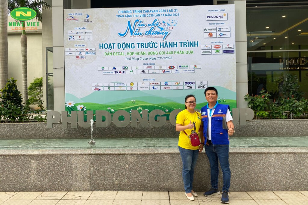 Nhatviet Logistics tại hoạt động Caravan