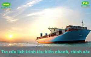 Tra cứu lịch trình tàu biển