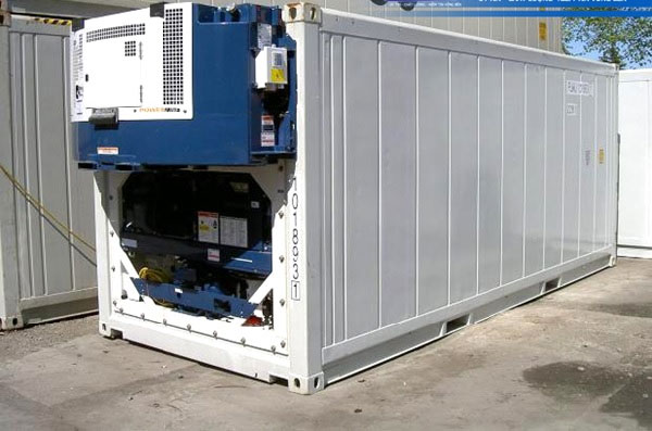 Kích thước xe container 20 feet lạnh