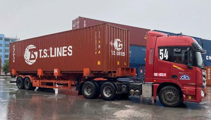 Kích thước xe container 40 feet