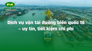 Dịch vụ vận tải đường biển