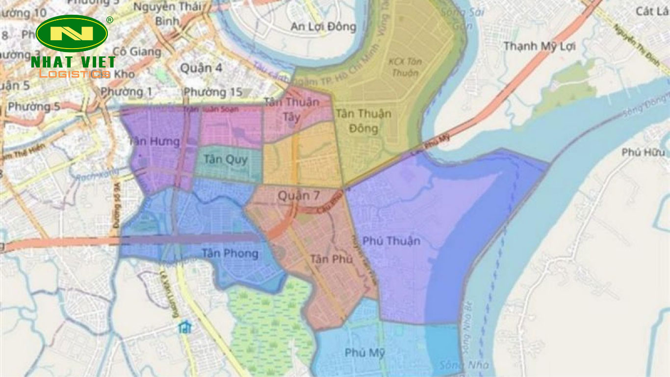 Vị trí cho thuê kho quận 7