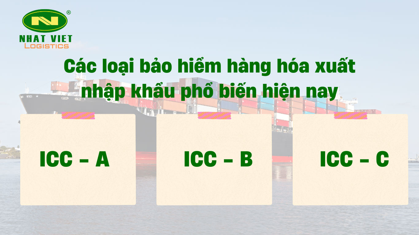 Các loại bảo hiểm hàng hóa